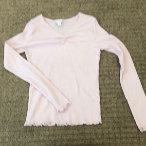 Light Pink target long sleeve shirt